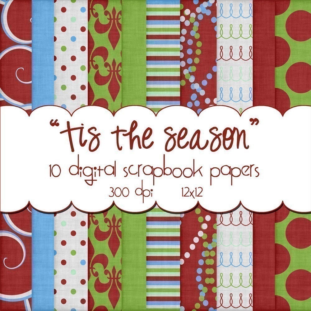 Digital Holiday Paper