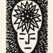 Star. Linocut