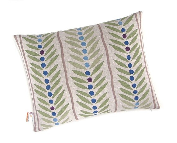 Hand Printed Pillow Cover - Made to Order