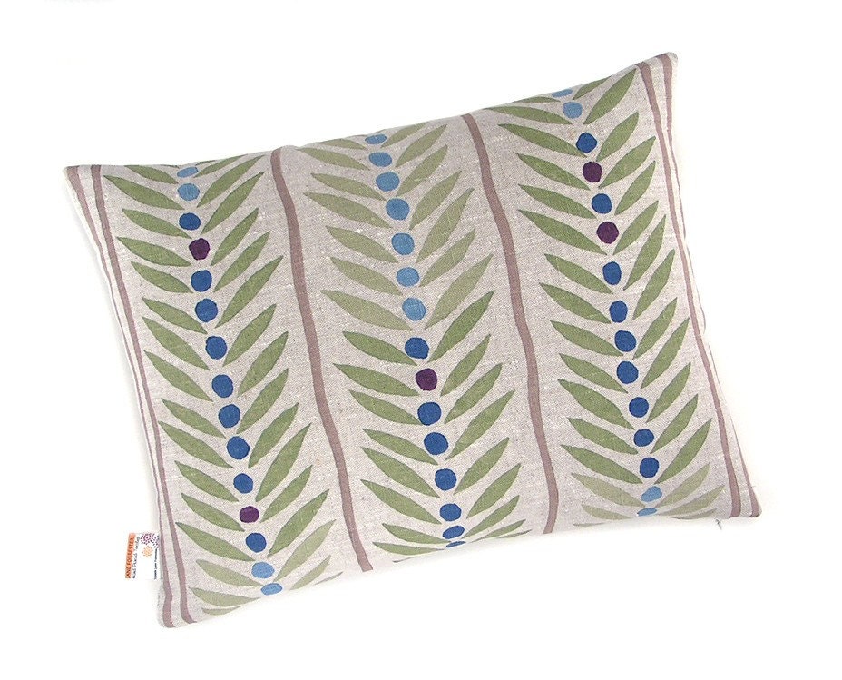 Hand Printed Pillow Cover - Made to Order