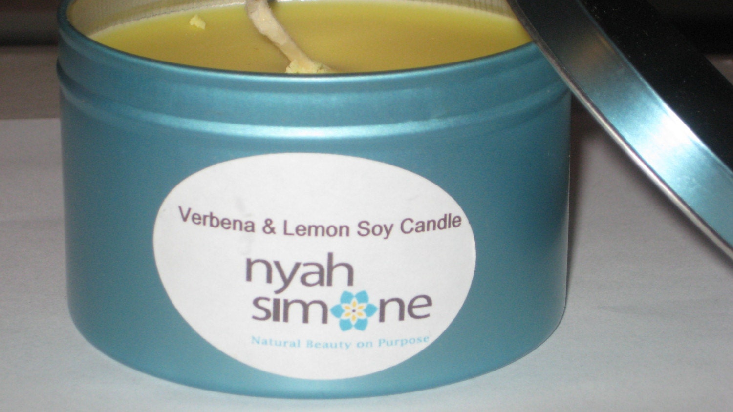 Verbena and Lemon Soy Massage Candle 8oz.