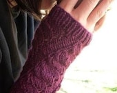 PATTERN Spiraled Fingerless Mitts