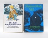The Night the Monster Came 1982 AND The Ghost of Windy Hill 1968 - Hardcover - Vintage Children's ScARy BoOkS