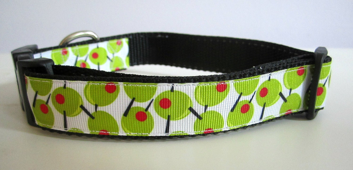Olive Dog Collar
