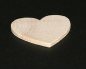 26 - Heart - 1-1/2 x 1/8 inch unfinished wood (WW-WH1512)