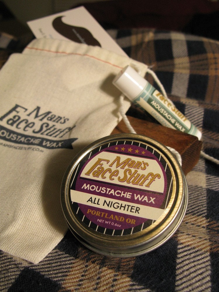 All-Nighter Coffee and Pipe Tobacco Moustache Wax