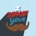 Gin and Tonic Moustache Wax Tube