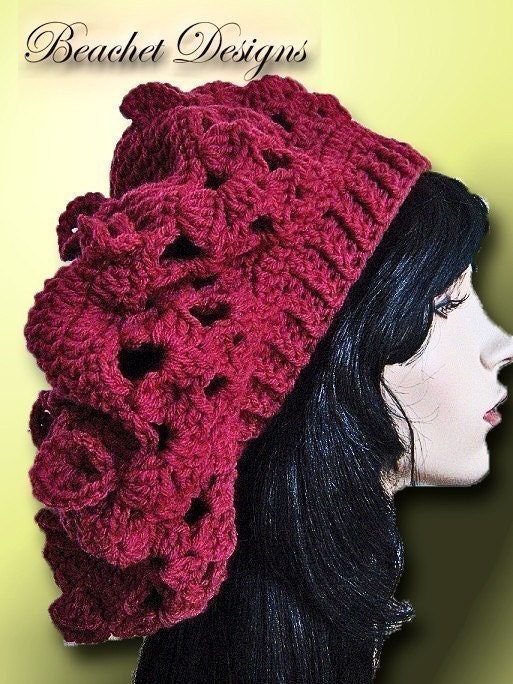 Crochet Hat Slouch Dreadlocks Crochet Pattern