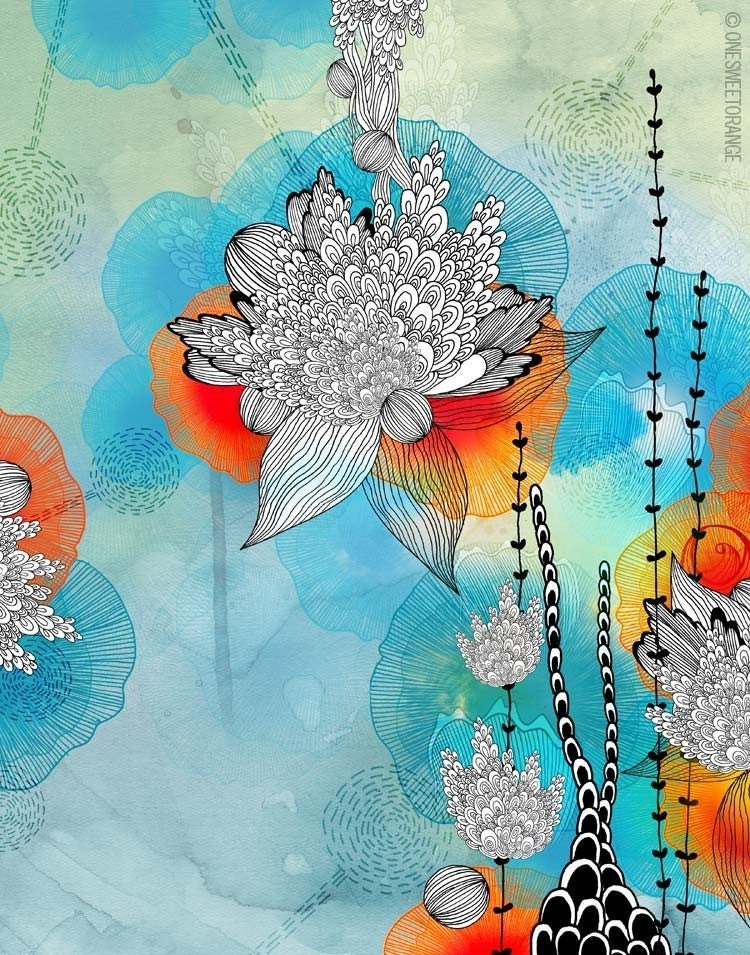 Coral - Giclee Print, 11x14