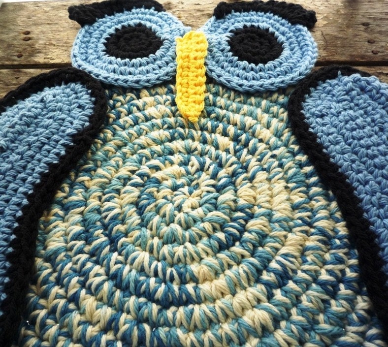Owl - Hot Pad, Place Mat Pot Holder