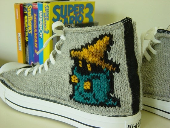 Final Fantasy Knit Chucks