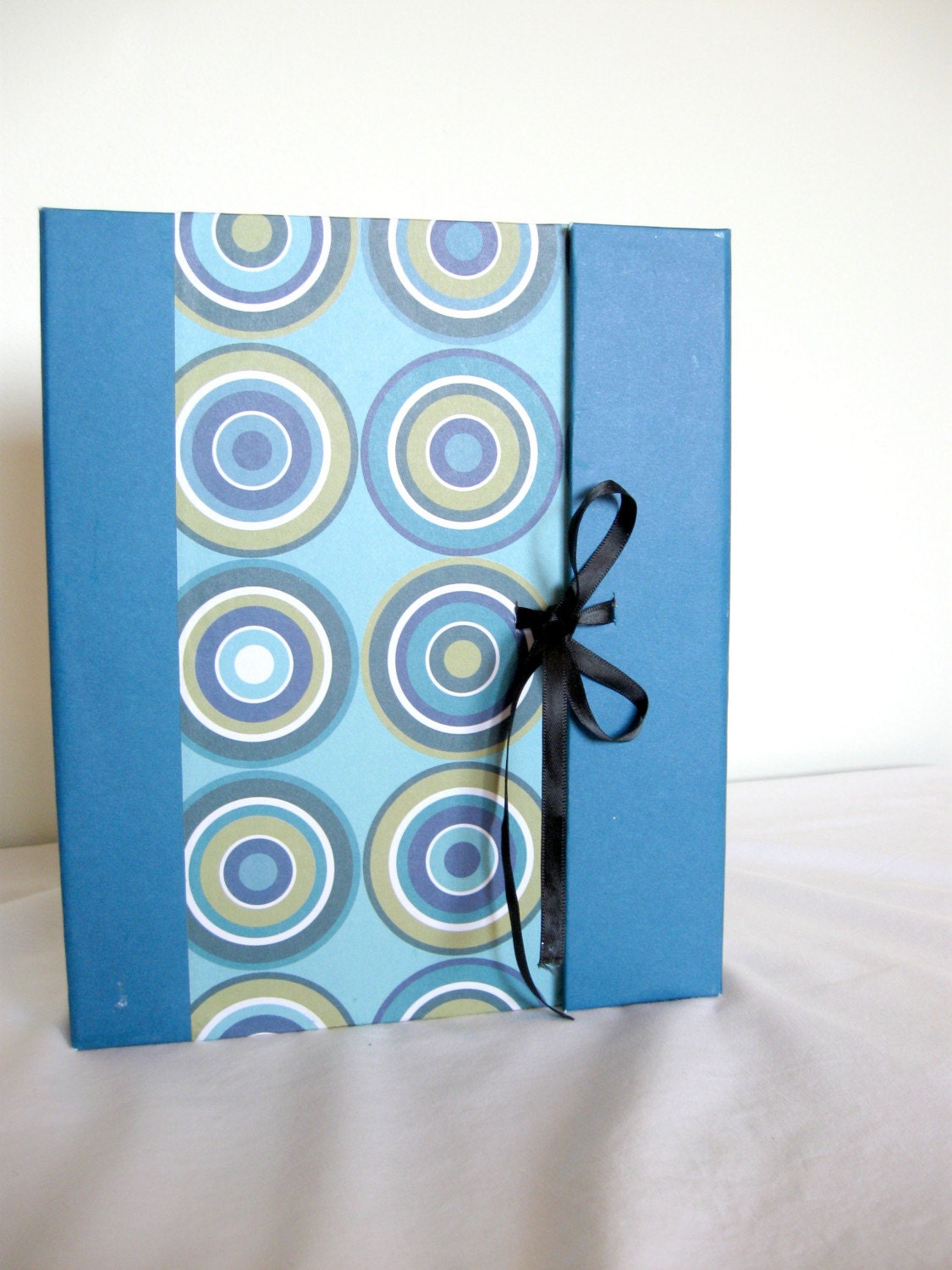 Teal and blue Portfolio Case