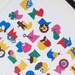 Alphabet poster print, in 'Sundae' colorway