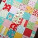 Modern Shabby Chic Quilt by Red Pepper Quilts