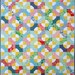 Colorful Bow Tie Quilt by Red Pepper Quilts