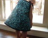 indigo daisy bouquet tie dress