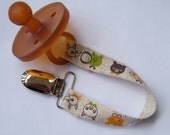 Soother Saver Pacifier Clip - forest friends