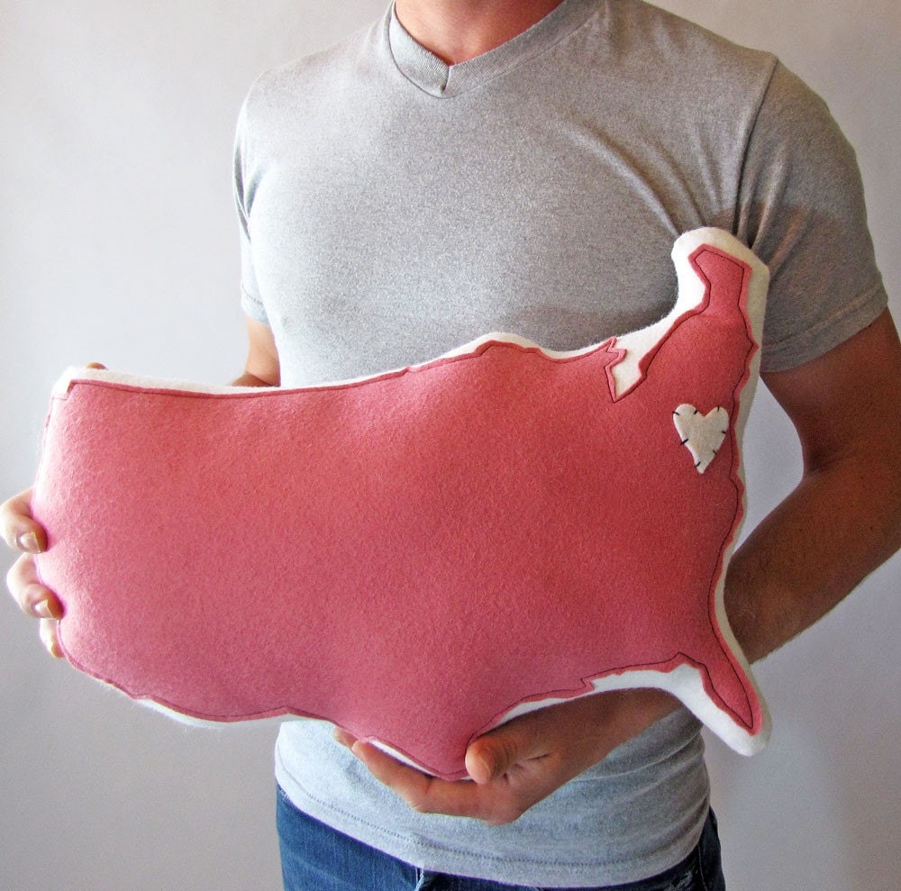 Customizable USA Pillow