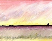 Isolated - Original Abstract Watercolour Painting