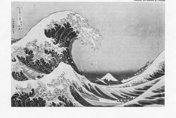 20 % OFF Famous Hokusai Illusration The Giant Wave of Kanagowa
