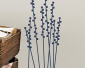 Dots Floral Stems Vinyl Wall Decal