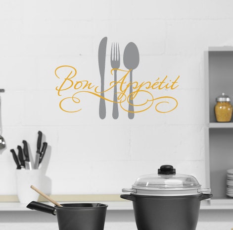 Bon Appetit Vinyl Wall Decal