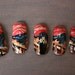 The Scream Handpainted Japanese Nail Art (Custom)