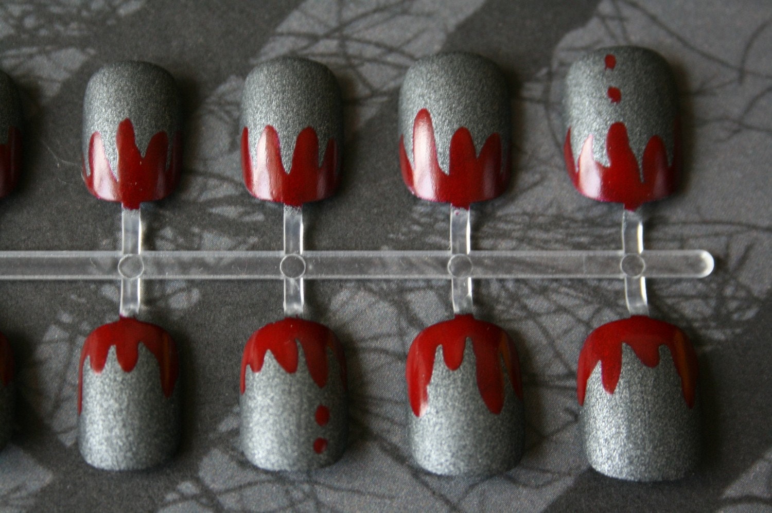 Fake Nails-Texas Chainsaw Manicure- Japanese Nail Art