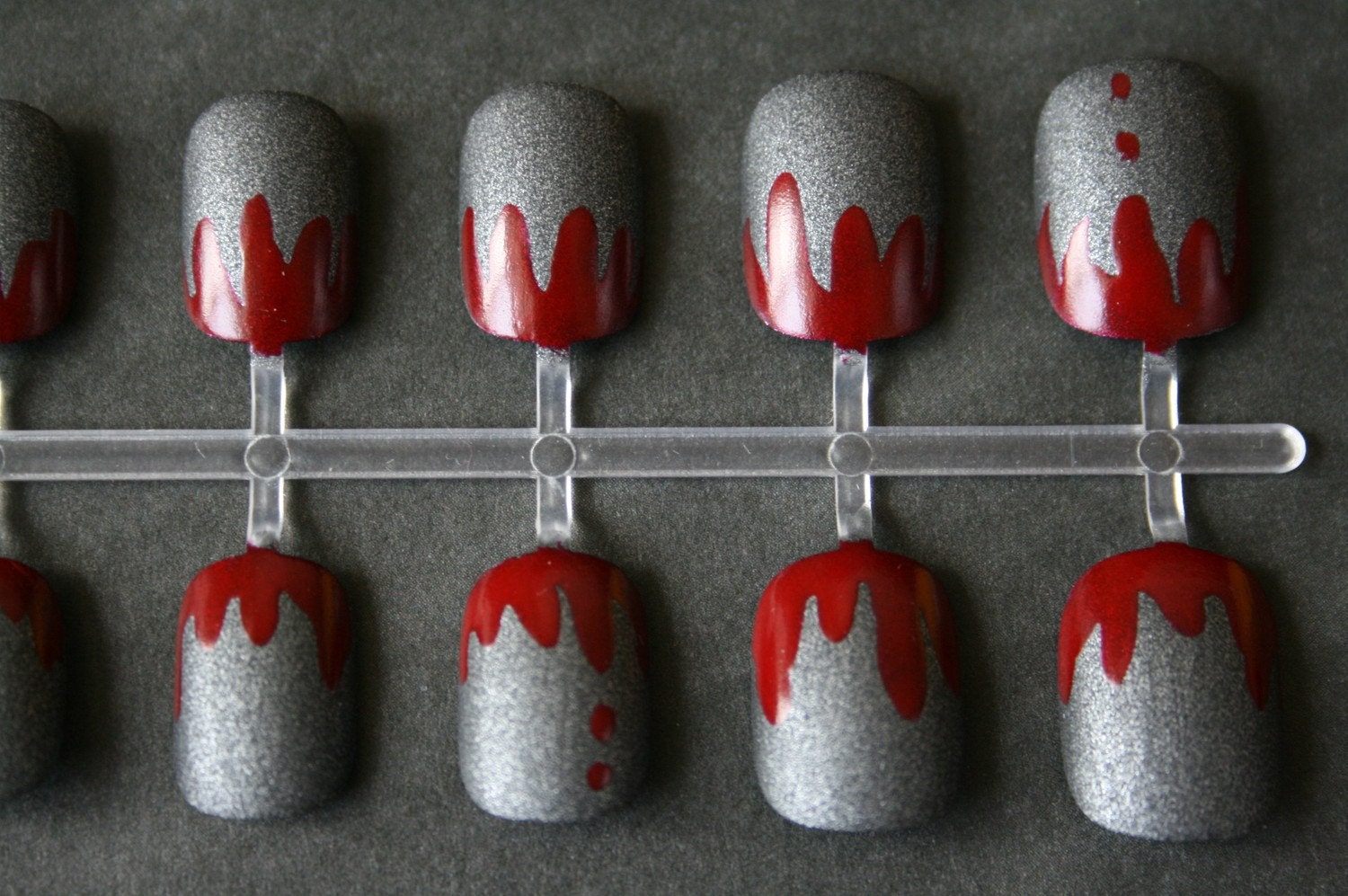 Fake Nails-Texas Chainsaw Manicure- Japanese Nail Art
