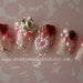 Japanese 3D Nail Art- Kawaii Rose Princess Fake Nails