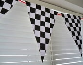 Checkered Pennant Banner