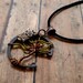 Who is There a  Wire Tree with Brass Owl Industrial Necklace