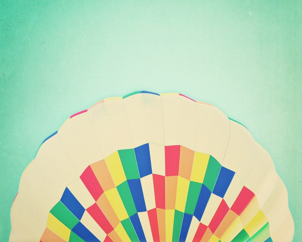 Rainbow - 8 x 10 Fine Art Photograph - vibrant multicolored whimsical summer home decor print