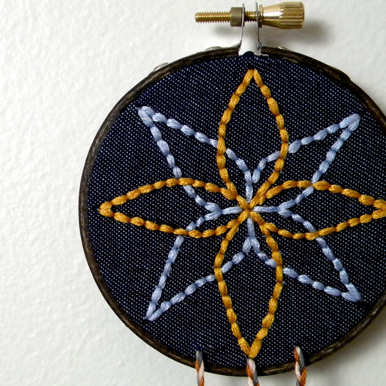 embroidered dreamcatcher