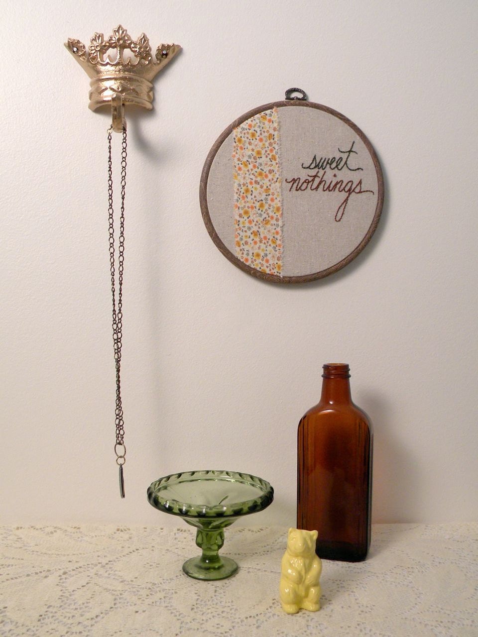 golden crown wall hook