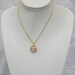Sweet Little Bird's Nest in Gold Pendant with Pink Pearls - or Choose your Color