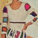 INSTANT DOWNLOAD PDF Vintage Crochet Pattern Granny Square Maxi Dress Retro