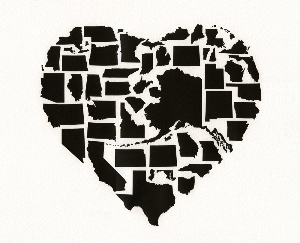 STATES UNITED, LETTERPRESS