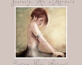Your Portrait, As a Mermaid // Custom Made Fantasy Art Portrait