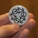 Cleverly Disguised As A Responsible Adult - Pinback Button Badge 1 1/2 inch