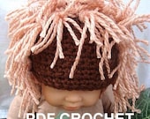 INSTANT DOWNLOAD Crochet Pattern PDF 185-Little Lion Hat- sizes newborn to age 5 included