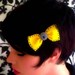 Hair Clip Felt Bow Multicolored Head Candy 3pack handmade by sewZinski on Etsy