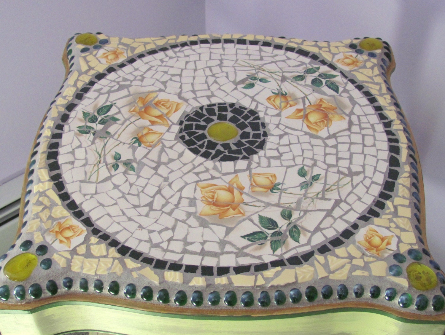 End Tables with mosaic tops