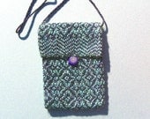 Diamonds and Peaks Handwoven Purse