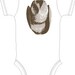 Cowboy Baby Onesie with Sheriff Badge and Six Shooter Belt- SIZE 0-3 MONTH