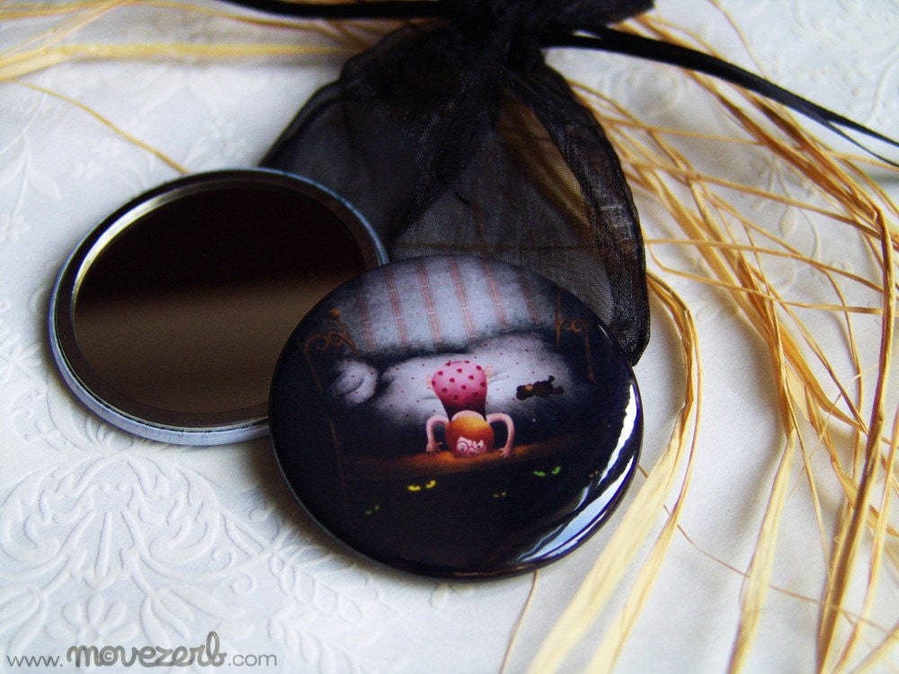 Visiteurs nocturnes - Pocket mirror