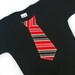 Any Tie on a Black Tie Onesie / Bodysuit Sizes 0-3, 3-6, 6-12 and 12-18 months Baby Boy Clothing, Children