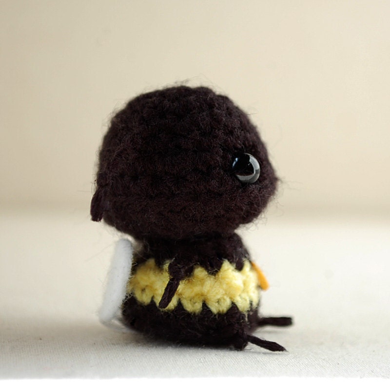 Kawaii Baby Bumblebee - Mini Amigurumi