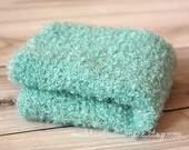 Sweet Baby Wrap/blanket in Robins Egg Turquoise - Newborn photo prop