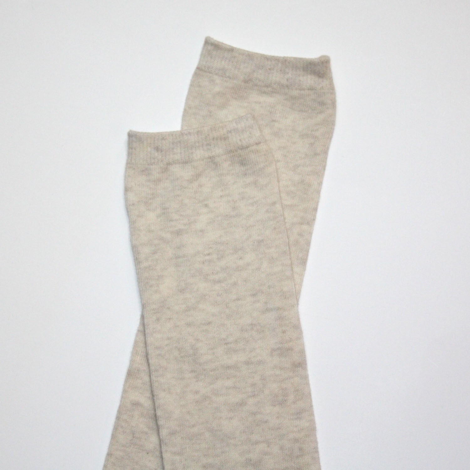 Oatmeal tan Bamboo Leg Warmers